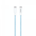 Iconz Link C25 USB Type-C Cable, 1 Meter, Blue and White - XBCC3W 