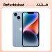 ابل ايفون 14 مجدد، سعة 128 جيجا، 6 جيجا رام، شبكة 5G، أزرق - فئة ذهبي - ضمان 12 شهر