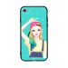 Cute Girl With Cap Saying Yo Printed Back Cover for Apple iPhone 8