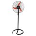 Black and White Hummer Stand Fan, 18 Inch, Black - SF-75