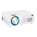 Qak LED Projector, 1920x1080 Resolution, White - AK-83