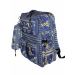 Gharibo Bags School Backpack With Pencil Case For Kids, Art Pattern - Navy