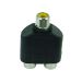 محول صوت 3.5 ملم الى RCA مزدوج انثى - اسود