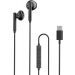 سماعة اذن سلكية راف باور، USB-C، اسود -  RP-BH1006
