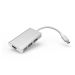 Adam Elements Casa A01 4 In 1 USB-C Hub Reader Adapter, 60 Watt - Silver