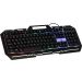XO X-20 USB Wired RGB LED Lighted KEYS Gamming Metal Keyboard For Computer