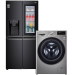 LG Refrigerator, 426 Liters- GC-X22FTQKL, With LG Vivace  Automatic Washing Machine, 9 KG- F4R5VYG2T