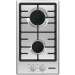 Ocean Gas Domino Hob, 30cm, 2 Burners, Stainless Steel - OGHF32IPROSV