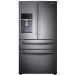 Samsung French door Refrigerator 606 Liters, Silver - RF28HMEDBSG