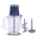 Black And White Chopper with Garlic Peeler, 3 Liters, 800 Watt, Transparent and Black- CHY729G