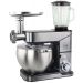 Black and White Stand Mixer, 10 Liters, 2000 Watts, Silver - SC623C