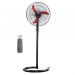 Fresh Shabah Stand Fan with Remote Control, 18 Inch, Black - SGFI 18/R
