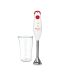 Moulinex Turbomix Plus Hand Blender, 350 Watt, White and Red - DD1011EG