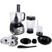 One Life Food Processor with Attachments, 1000W, Black - FP1001BS