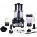 One Life Food Processor with Attachments, 1300W, Black - FP1300S