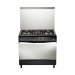 Universal Freestanding Diamond Gas Cooker, 5 Burners, Black, 90 cm - D9605-21