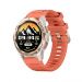 Mibro GS Active Smart Watch, 1.3 Inch - Gold Case and Orange Strap