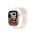 Apple Watch Series 10 46mm, Rose Gold Case With Starlight Strap
