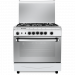 Fresh Italiano Gas Cooker, 5 Burners, Stainless Steel - 500003423