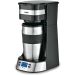 Sonifer Coffee Maker with Travel Mug, 1 Cup, 0.42 Liter, 650-750W, Black - SF-3566