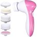Portable Facial Skin Care and Massager - White and Pink