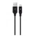 Ttec AlumiCable Lightning to USB Charge and Data Cable, 120 Cm - Black