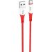 Hoco X70 - Ferry Charging And Data Transmittion Cable (3A - 1M), USB-A To Type-C Plug Compatible With Samsung Huawei Xiaomi Oppo - Red
