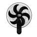 IDO Wall Fan with Remote Control, 18 Inch, Black - WF18RC-BK