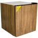 Alaska Hotel Mini Bar Refrigerator, 58 Liters, Brown- KAS