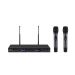 نظام ميكروفون UHF لاسلكي ادفيجن، اسود - AD-200C-WM