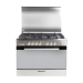 Glem Gas Cooker, Gas, 5 Burners, Silver- NE9612RIFSG