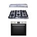 Purity Gas Built-in Hob, 90cm, 6 Burners, Stainless Steel - HPT904S, with PIATTA Island Hood, 90 CM, and Built-in Electric Oven, 65 Liters - OPT60EED