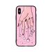 Pink Planets on Fingers to Control Printed Back Cover for Apple iPhone X