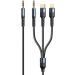 USAMS US-SJ556 3IN1 3.5mm+Type-C+Lightning to 3.5mm Audio Cable 1.2M
