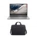 Lenovo IdeaPad 1 15AMN7 82VG00MMED Laptop, AMD Ryzen 5 7520U, 512GB SSD, 8GB RAM, 15.6 Inch, FHD Display, Integrated AMD Radeon 610M Graphics, Windows 11 - Cloud Grey with Casual Toploader Handbag for 15.6 Inch Laptops, Black - T210 