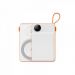 WiWU Core Wireless Power Bank, 10000 mAh, 5 Ports, White and Orange
