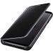 Samsung Galaxy S9 Plus Clear View Stand Mirror Shockproof Flip Cover (Black)
