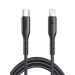 كابل USB- C الي لايتنينج  جوي روم فلاش تشارج سيريس، 1 متر- اسود -  SA26-CL3-S-A9 