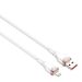 كابل شحن USB-A الى لايتنينج لدينو، 1 متر، 30 وات، ابيض - LS821