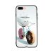 Coffee Riding Donut Bicycle Printed Back Cover for Apple iPhone 8 Plus
