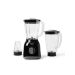 Black + Decker Blender with 2 Grinder Mills, 1.5 Liter, 400 Watt, Black - BX365-B5