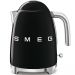 Smeg Electric Kettle, 1.7 liters, 2400 Watt, Black - KLF03BLEU