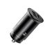 Baseus Car Charger, 30W, 2 USB Ports, Black - CCALL-BS01