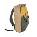 Gharibo Bags School Backpack For Kids, Modern Pattern - Beige and Grey