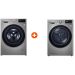 LG Vivace Front Load Automatic Washing Machine, 9 KG, Silver- F4R5VYG2T,  with Condenser Dryer, 10.1Kg, Inverter, Platinum - RH10V9PV2W