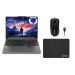 Lenovo Legion 5 16IRX9 83DG007EED Gaming Laptop, Intel Core i7-14650HX, 1TB SSD NVMe, 16GB RAM, 16 Inch WQXGA 240Hz, NVIDIA GeForce RTX 4070 8GB GDDR6, Windows 11 - Luna Grey with Legion M300s Gaming Mouse and Mouse Pad