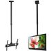 حامل تلفزيون LED و LCD للسقف، مقاس 32:70 بوصة - اسود