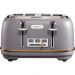 Daewoo Astoria Toaster, 4 Slices, 1850 Watt, Grey - SDA1818