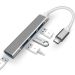 USB C Hub, USB Type-C Hub, USB C Hub Adaper 4 in 1 Hub with USB 3.0 Port, Type C Hub Portable Aluminum Hub for Laptop and Other Type-C Devices