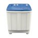 Tornado Top Load Half Automatic Washing Machine, 7Kg, White and Blue - TMH-HS07CWB